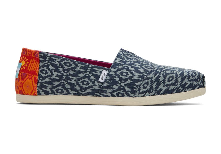 Comprar Zapatillas Sin Cordones Toms Online - Alpargata Mallow Mujer Azules