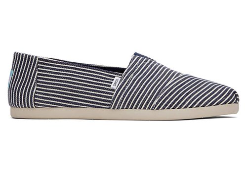 Alpargatas Toms Alpargata Hombre Azul Marino Rayadas Argentina | AR050-671